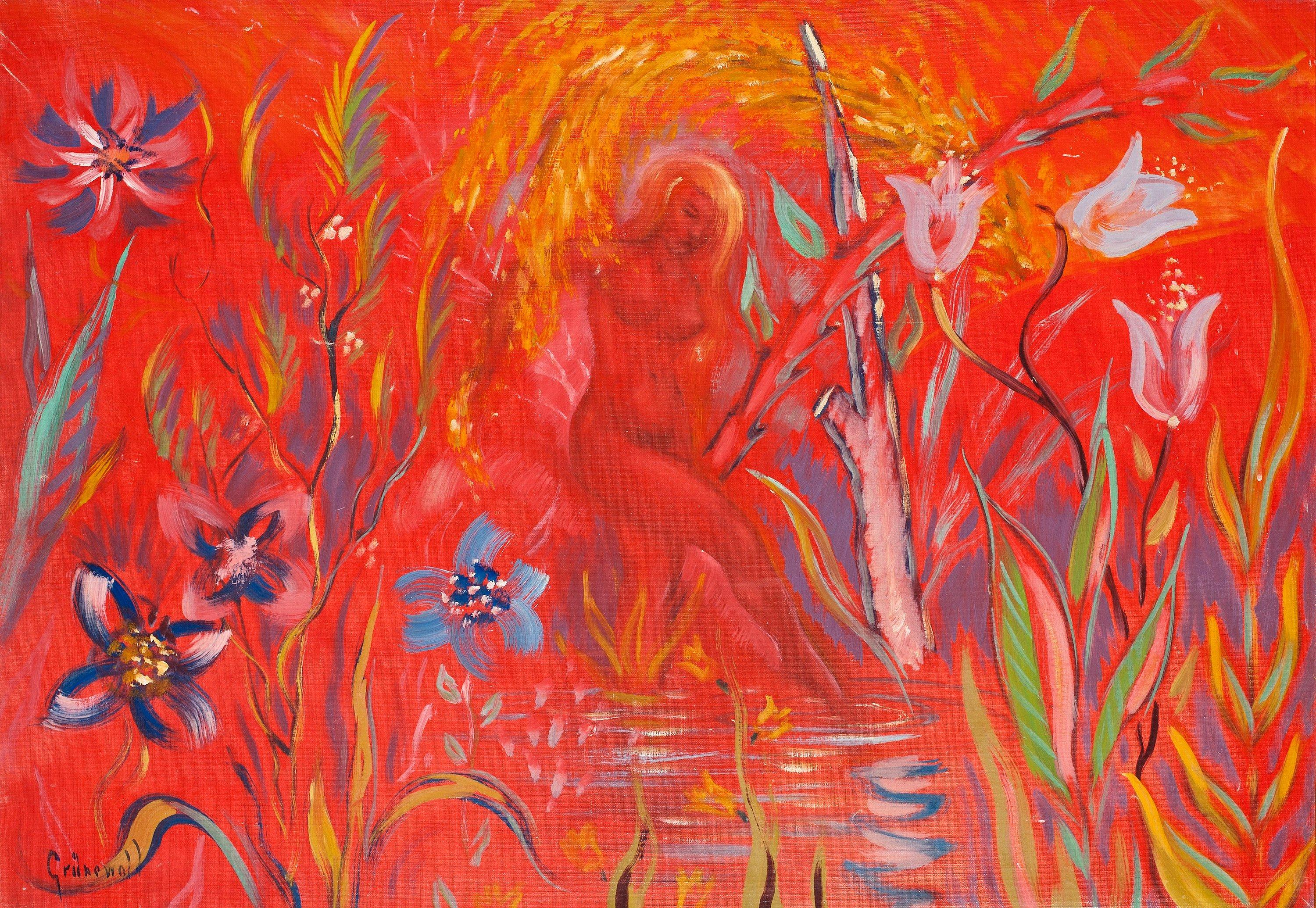 Isaac Grünewald - Susanna in bath