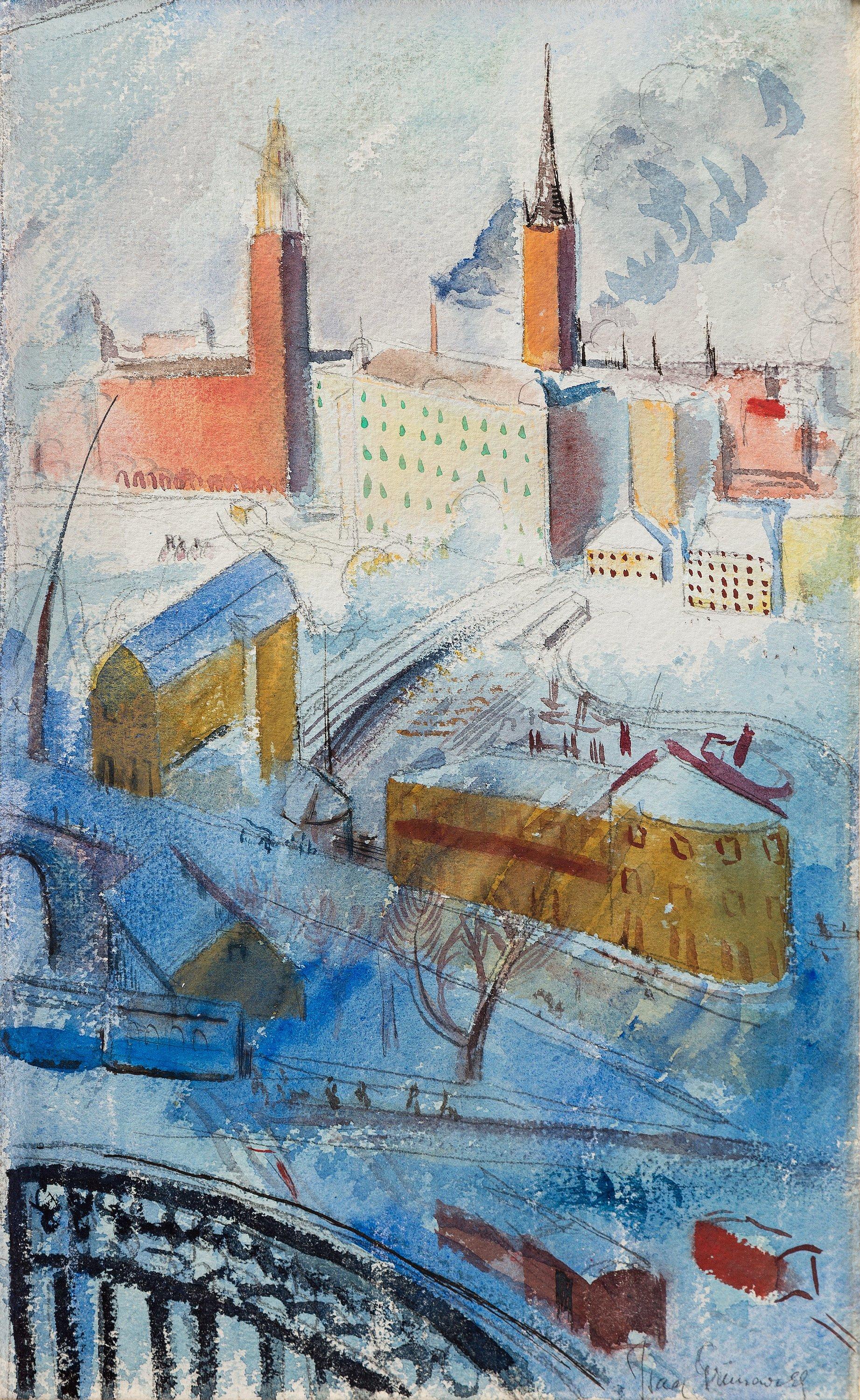 Isaac Grünewald - View from Stockholm