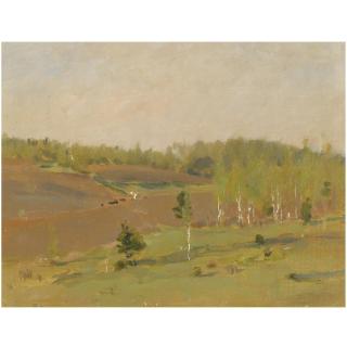 Isaac Ilich Levitan - The Tilled Field, Spring