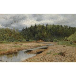 Isaac Ilich Levitan - View Near Zvenigorod