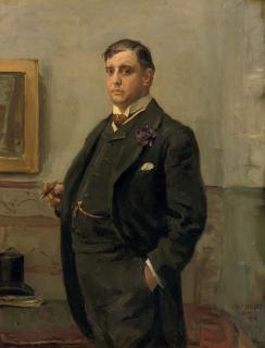 Isaac Israels - A portrait of Mr. H.J. van Ogtrop (1866-1914)