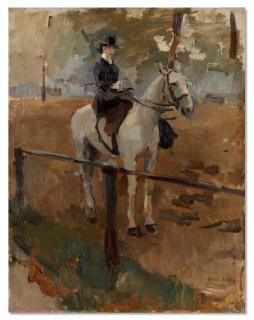 Isaac Israels - Amazone in Rotten Row, Hyde Park, London
