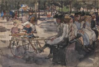 Isaac Israels - Children in the park