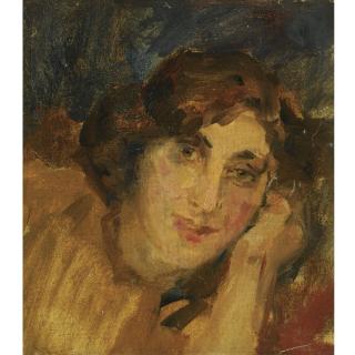 Isaac Israels - Dutch a Pensive Moment (Sophie De Vries)