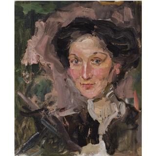Isaac Israels - Dutch A Portrait Of A Lady