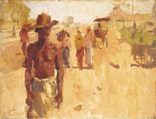 Isaac Israels - Man At The Kraton