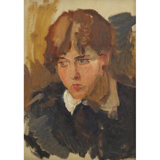 Isaac Israels - Portrait Of A Young  Girl