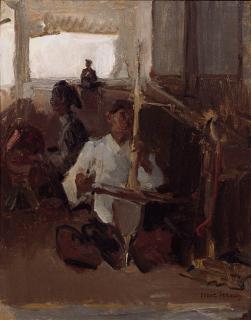 Isaac Israels - Rebab player