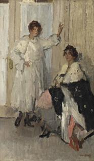 Isaac Israels - The mannequins Ippy and Gertie at Hirsch, Amsterdam