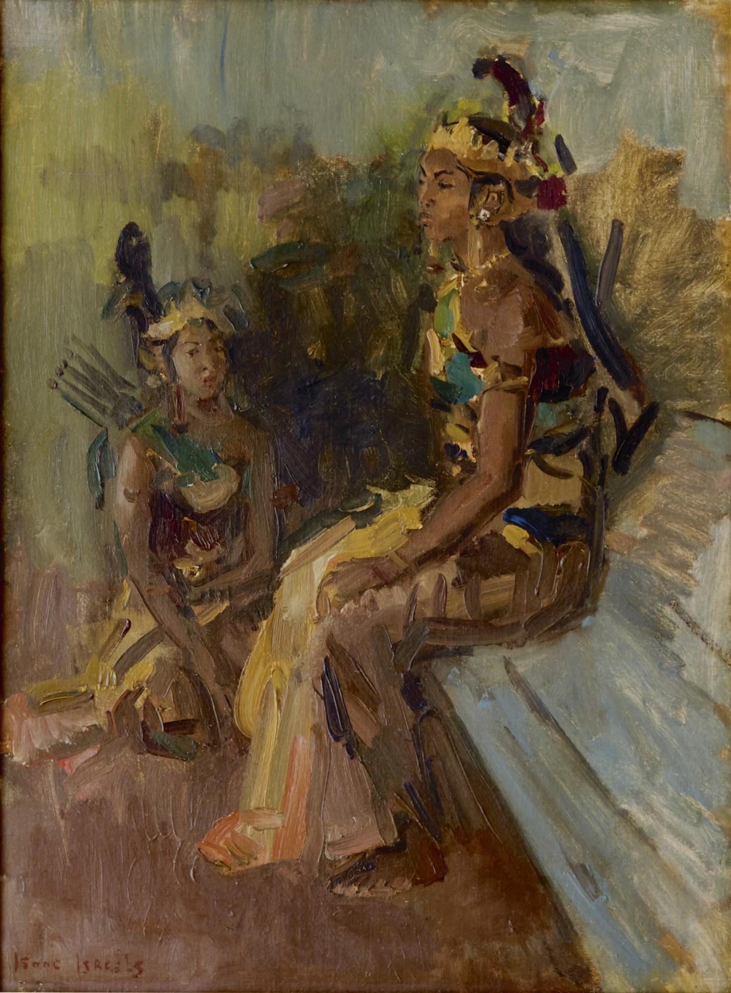Isaac Israels - Two Javanese Dancers