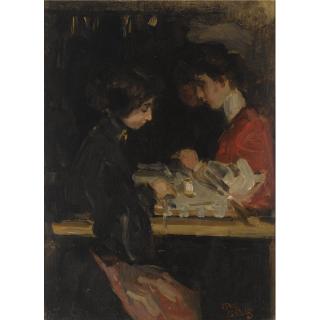 Isaac Israels - Two Seamstresses