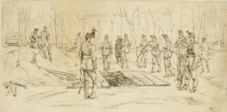 Isaac Israels - Un enterrement militaire en Hollande