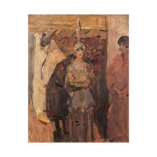 Isaac Lazarus Israëls - Fille de spectacle, avant de performer au théâtre Scala, à La Haye