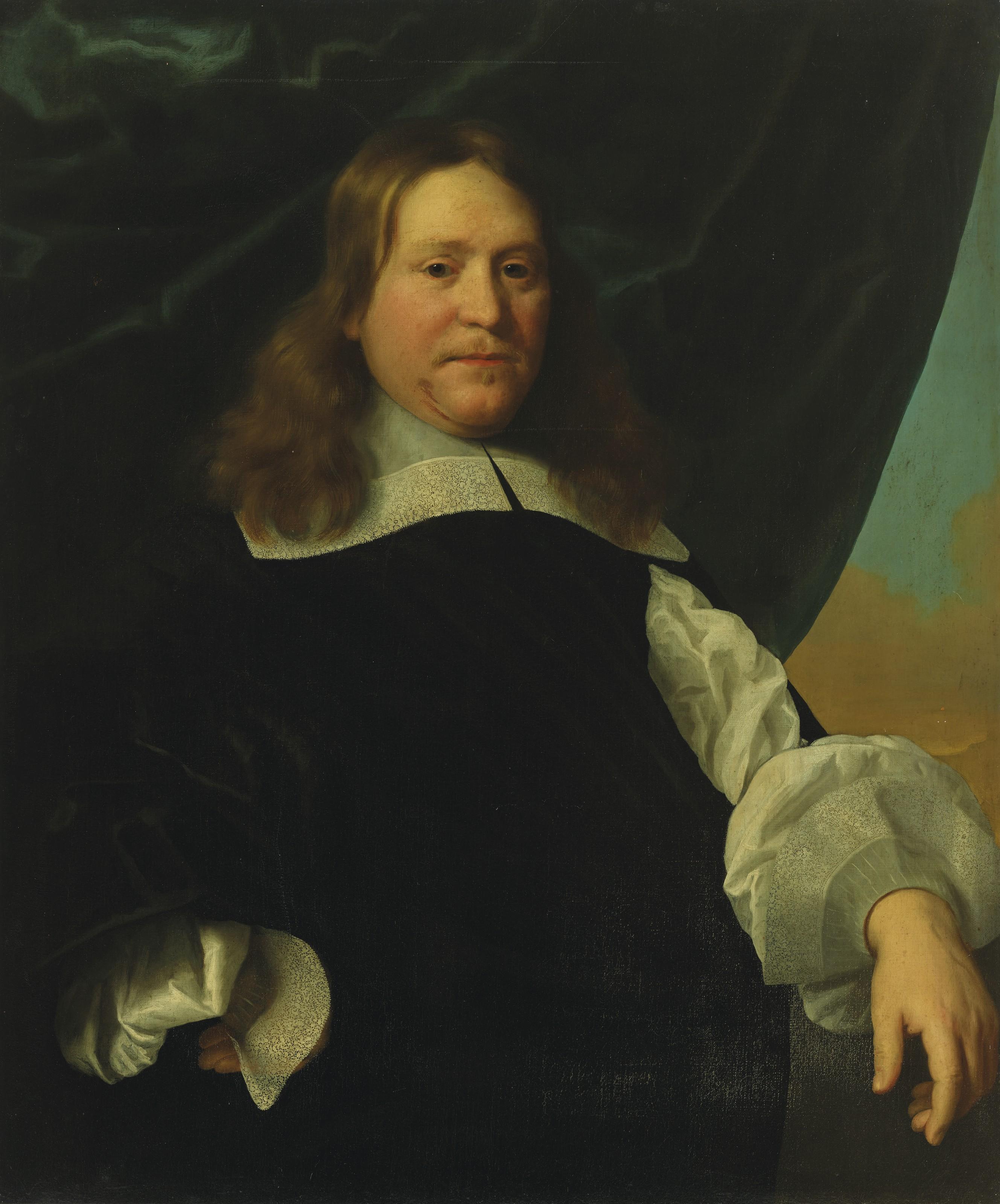 Isaac Luttichuys - Portrait of gentleman, three-quarter-length
