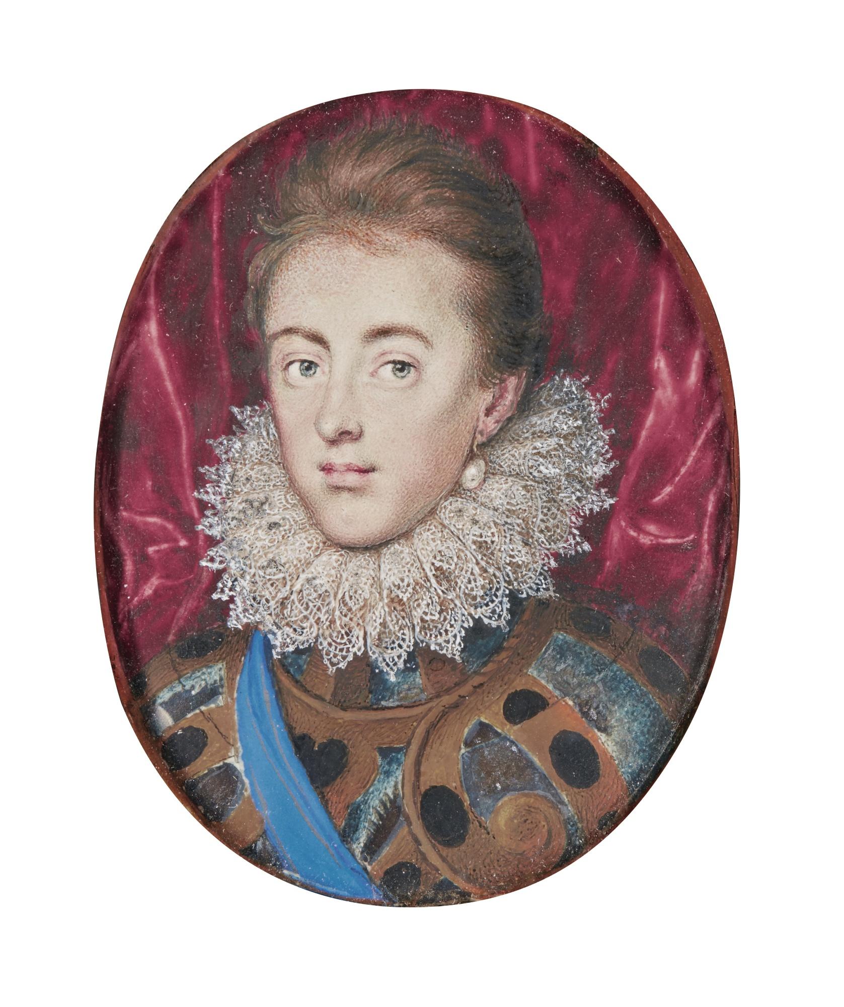 Isaac Oliver - Portrait Of Charles I (1600-1649), When Duke Of York 