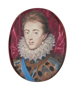 Isaac Oliver - Portrait Of Charles I (1600-1649), When Duke Of York 