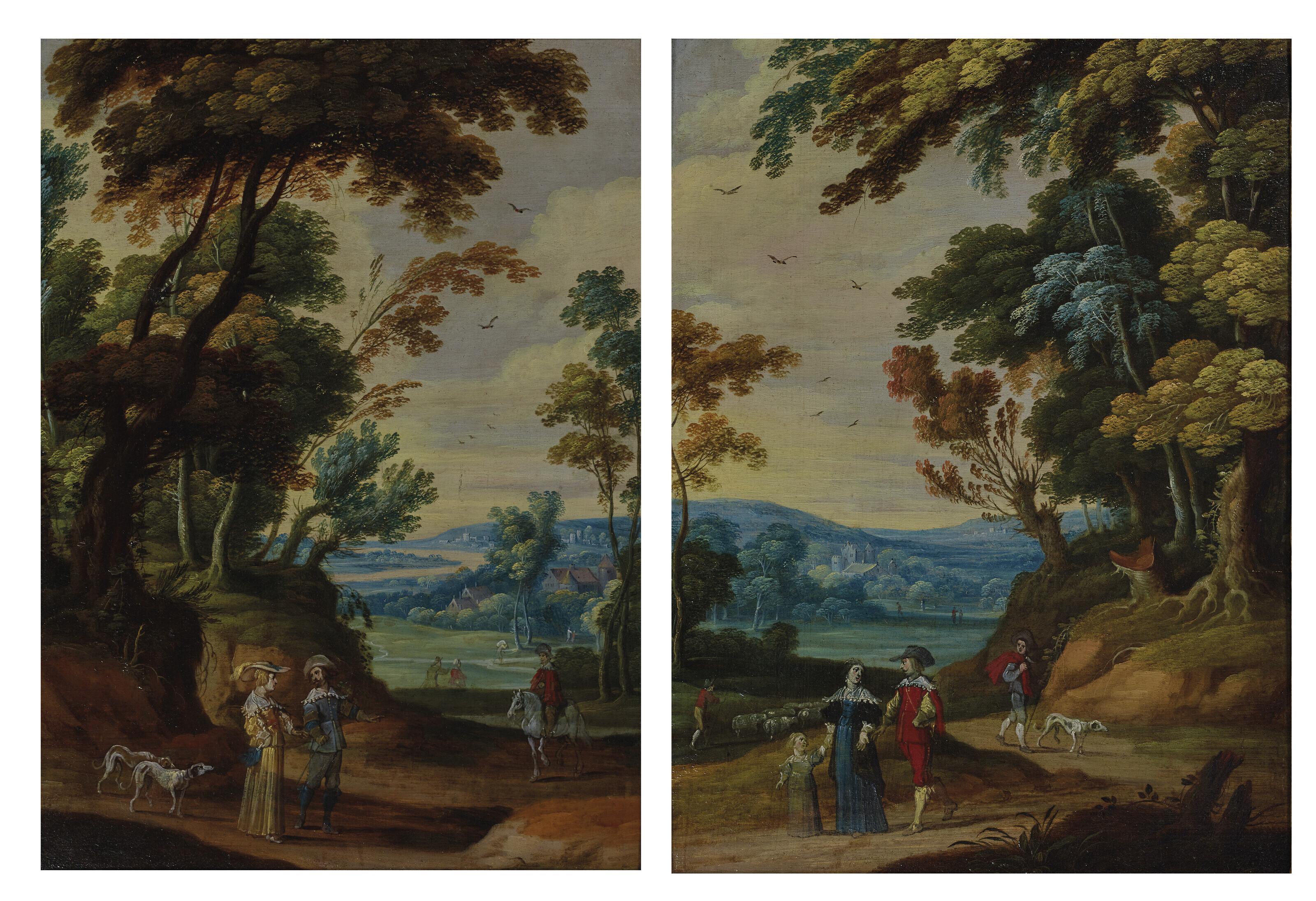 Isaac Van Oosten - Paysages Animés De Personnages