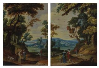 Isaac Van Oosten - Paysages Animés De Personnages