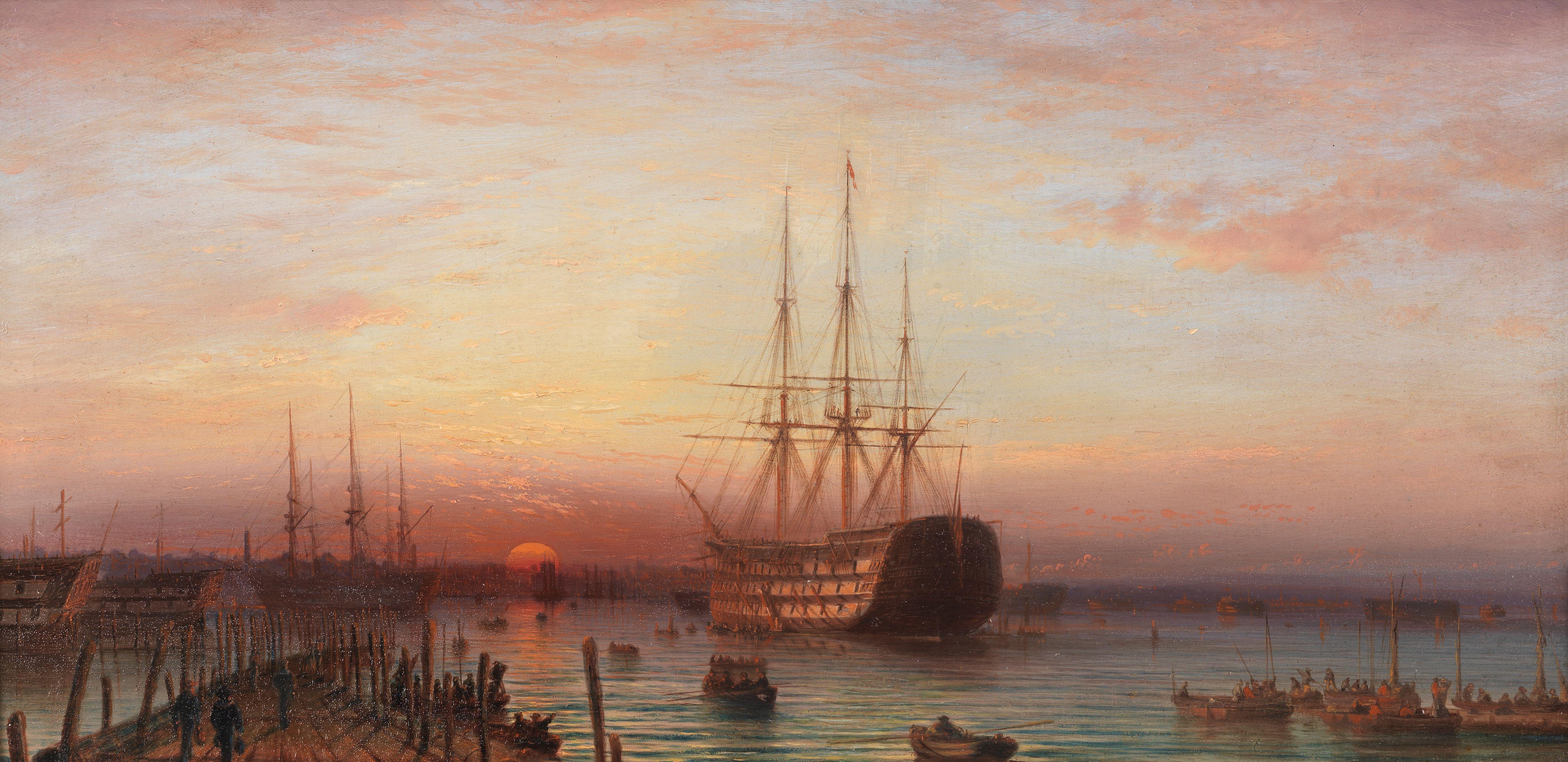 Isaac Walter Jenner - HMS Victory at Portsmouth