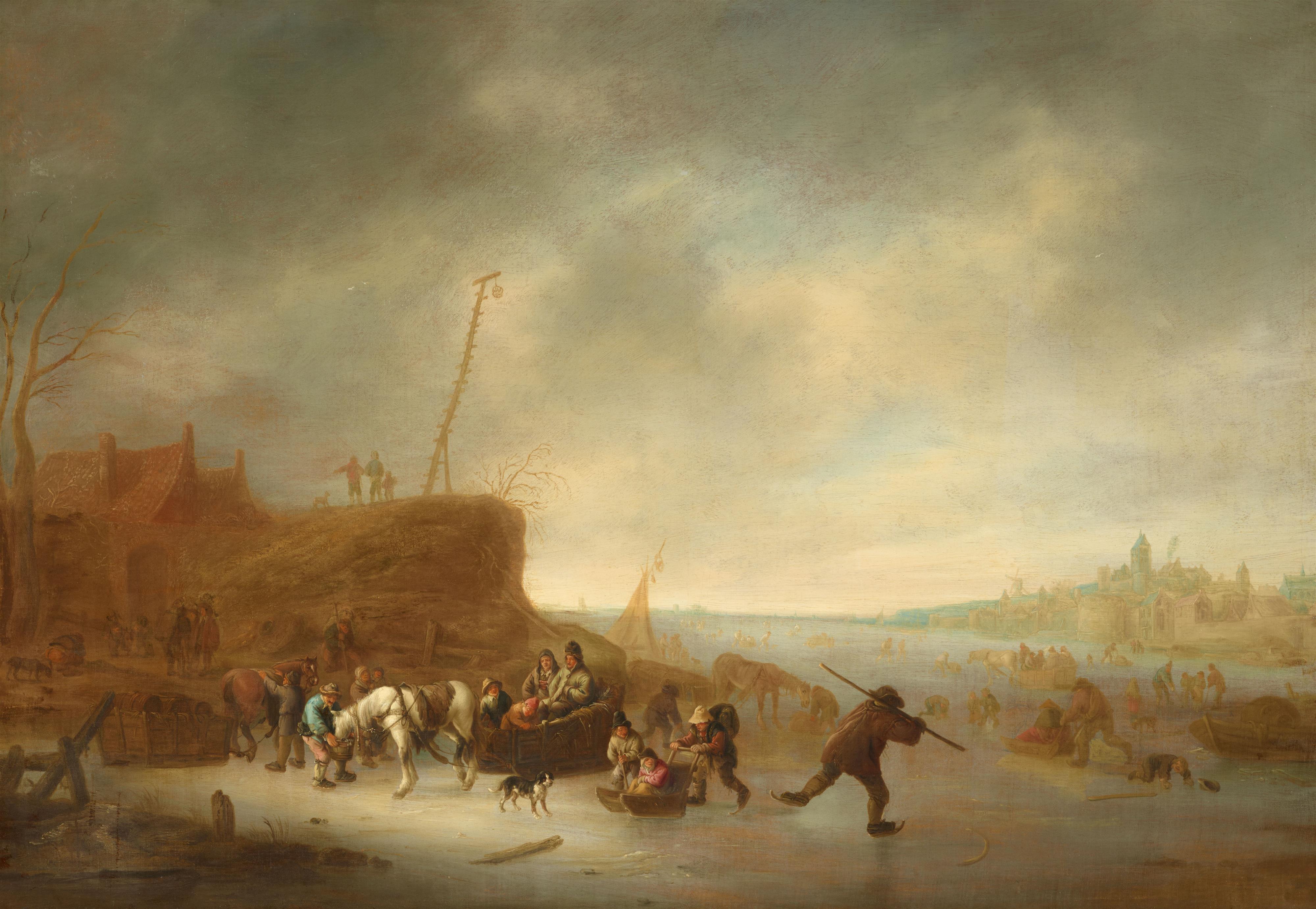 Isaack van Ostade - Winter in Holland