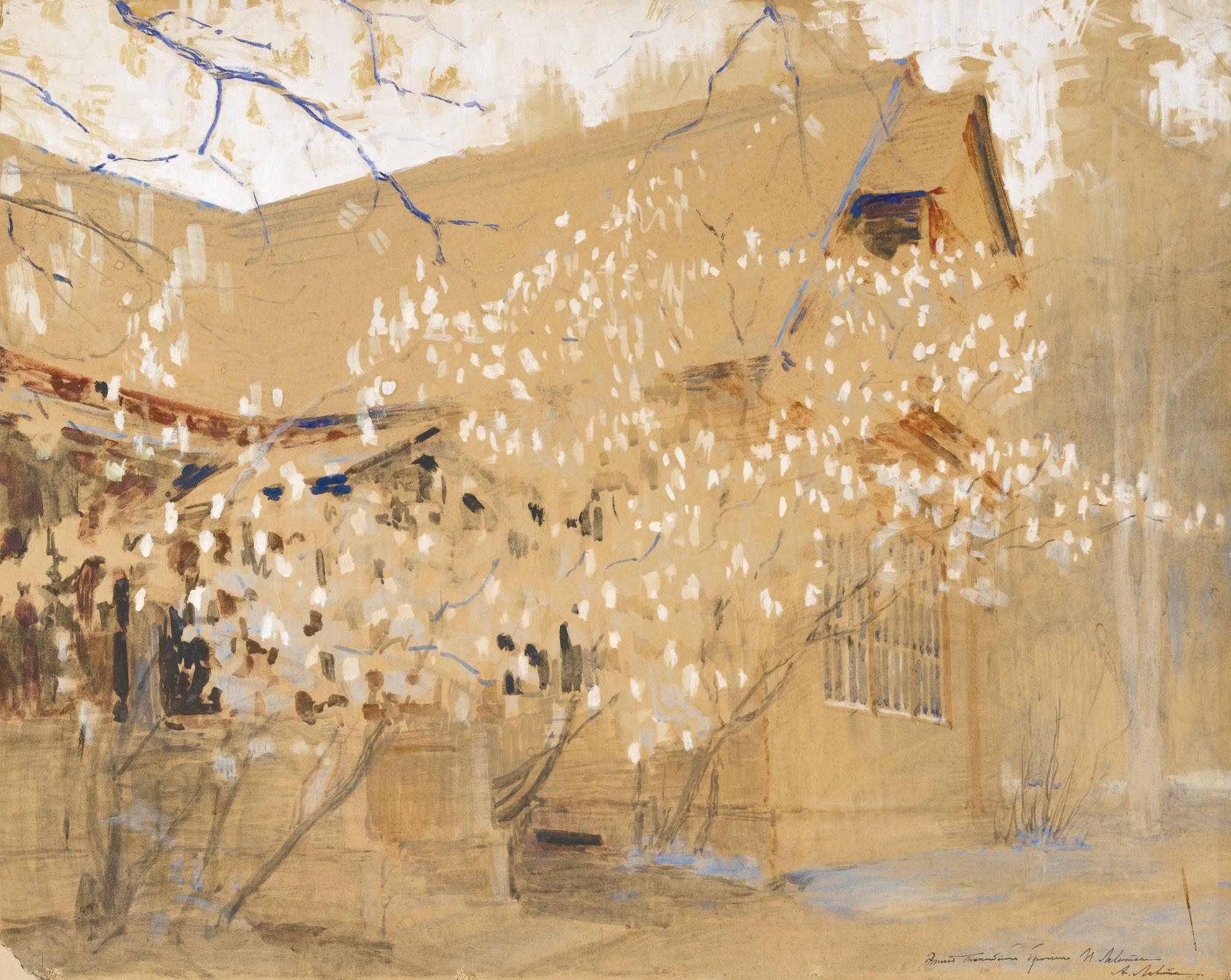 Isaak Ilich Levitan - Dacha In Spring