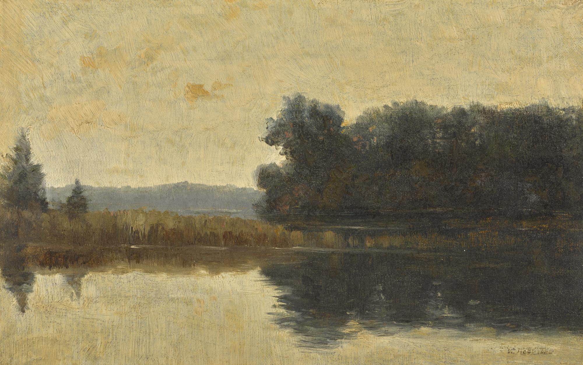 Isaak Ilich Levitan - Evening By The Lake