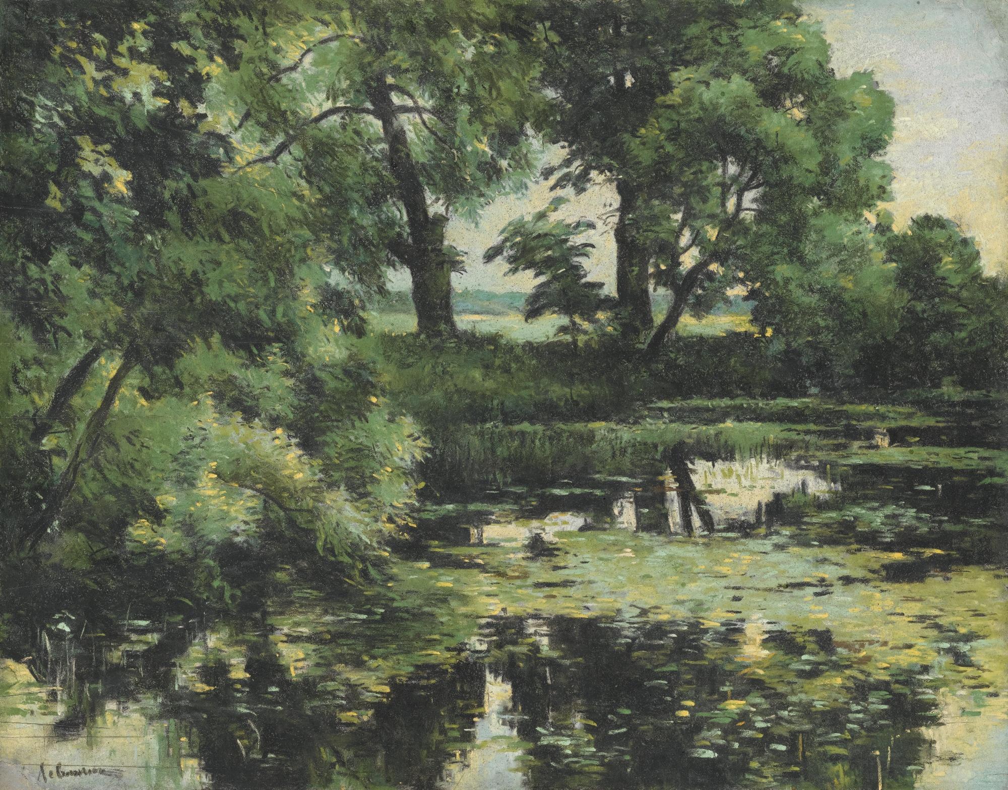 Isaak Ilich Levitan - Overgrown Pond 