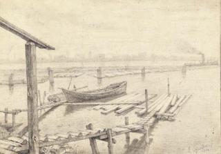 Isaak Izrailevitch Brodskii - Boathouse