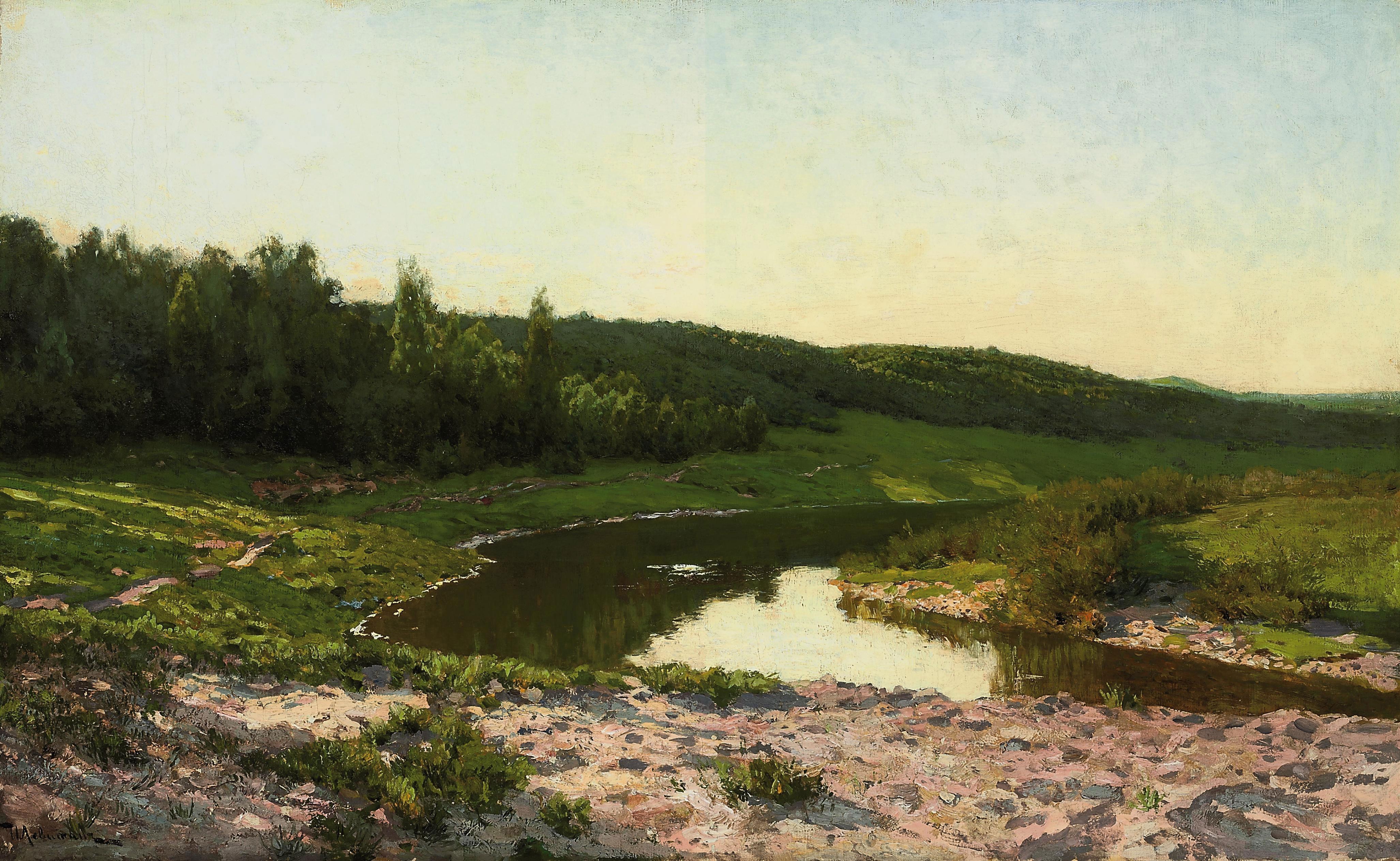 Isaak Levitan - By the water\'s edge