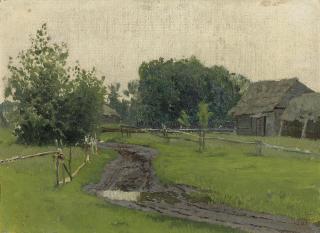 Isaak Levitan - Village road