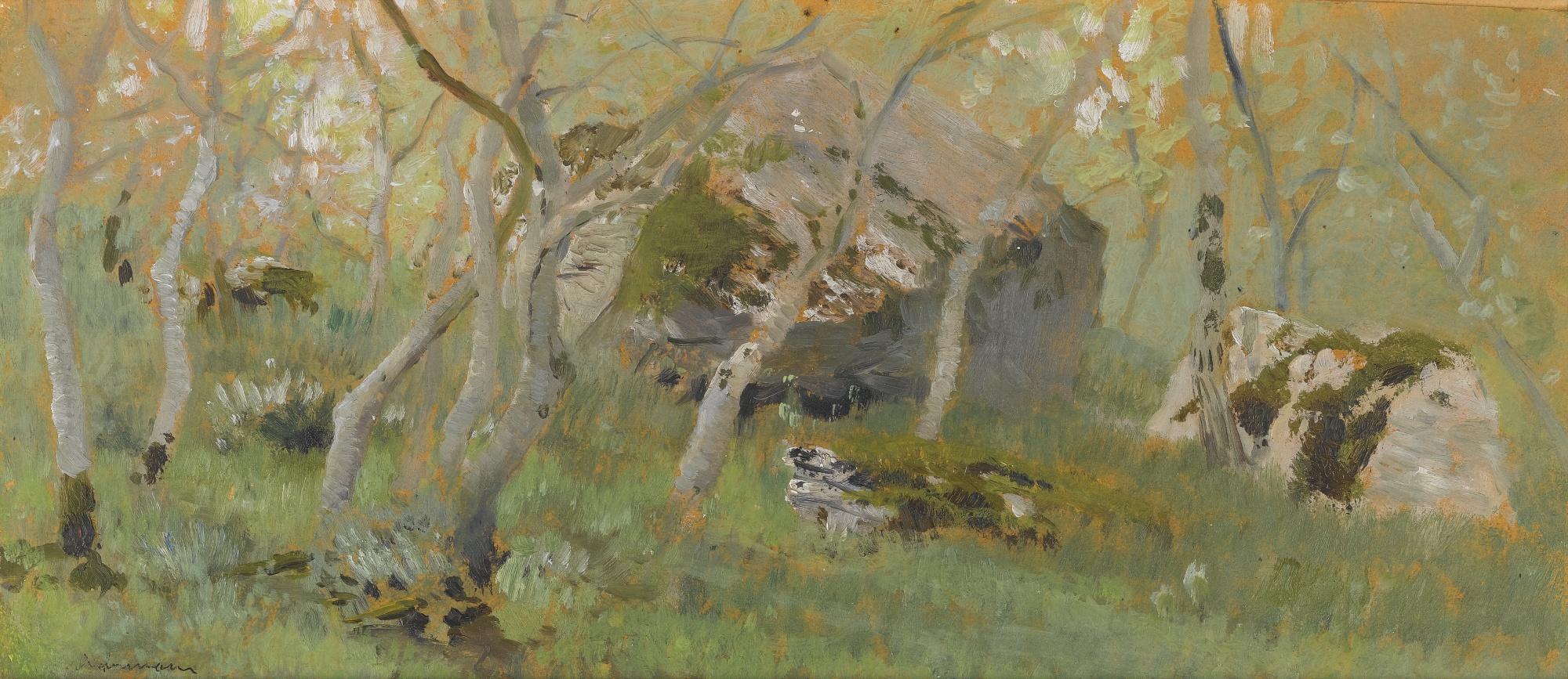 Isaak Levitan - Woodland Study