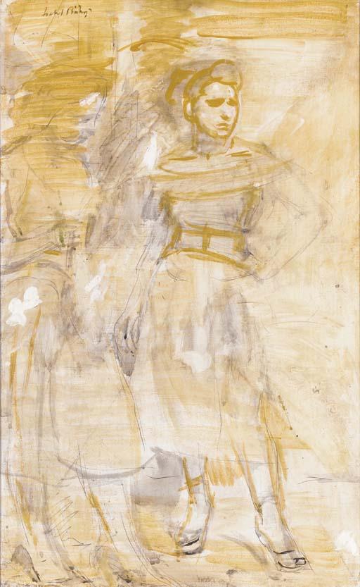 Isabel Bishop - Sketch for \'Girls in a Subway Station\'