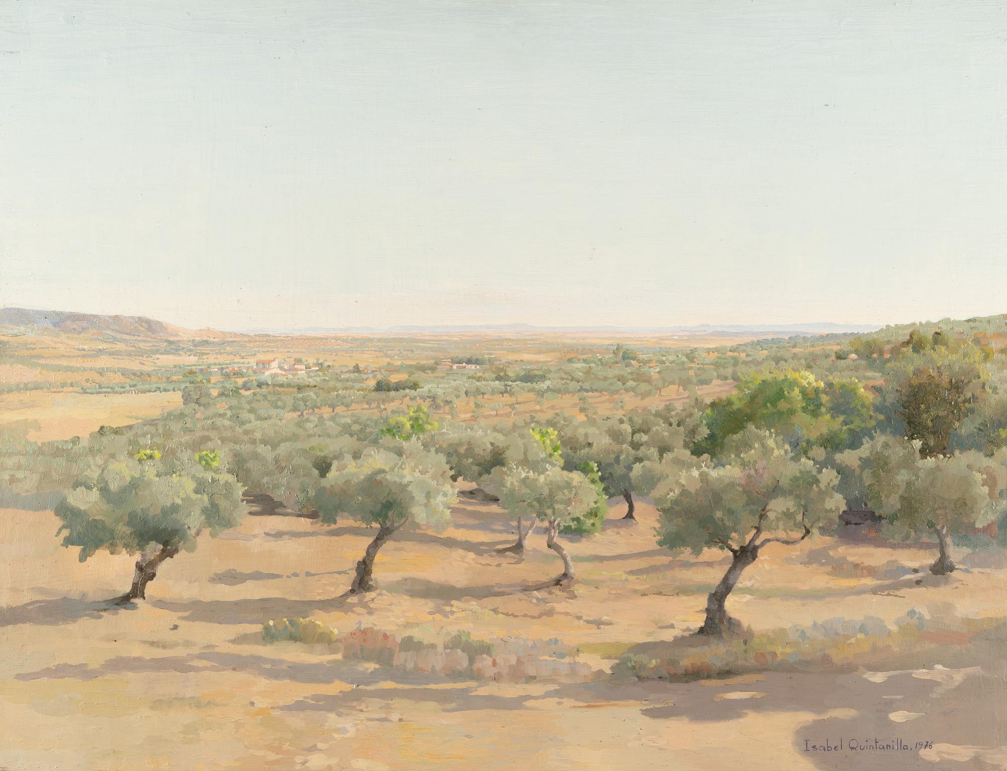 Isabel Quintanilla - Weite Landschaft mit Bäumen