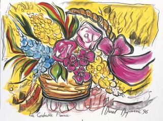 Isabelle Duret-Dujarric - La corbeille fleurie