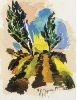 Isabelle Duret-Dujarric - Les deux cyprès