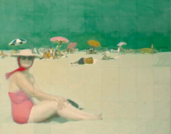 Isca Greenfield-Sanders - Red Scarf