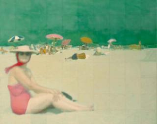 Isca Greenfield-Sanders - Red Scarf