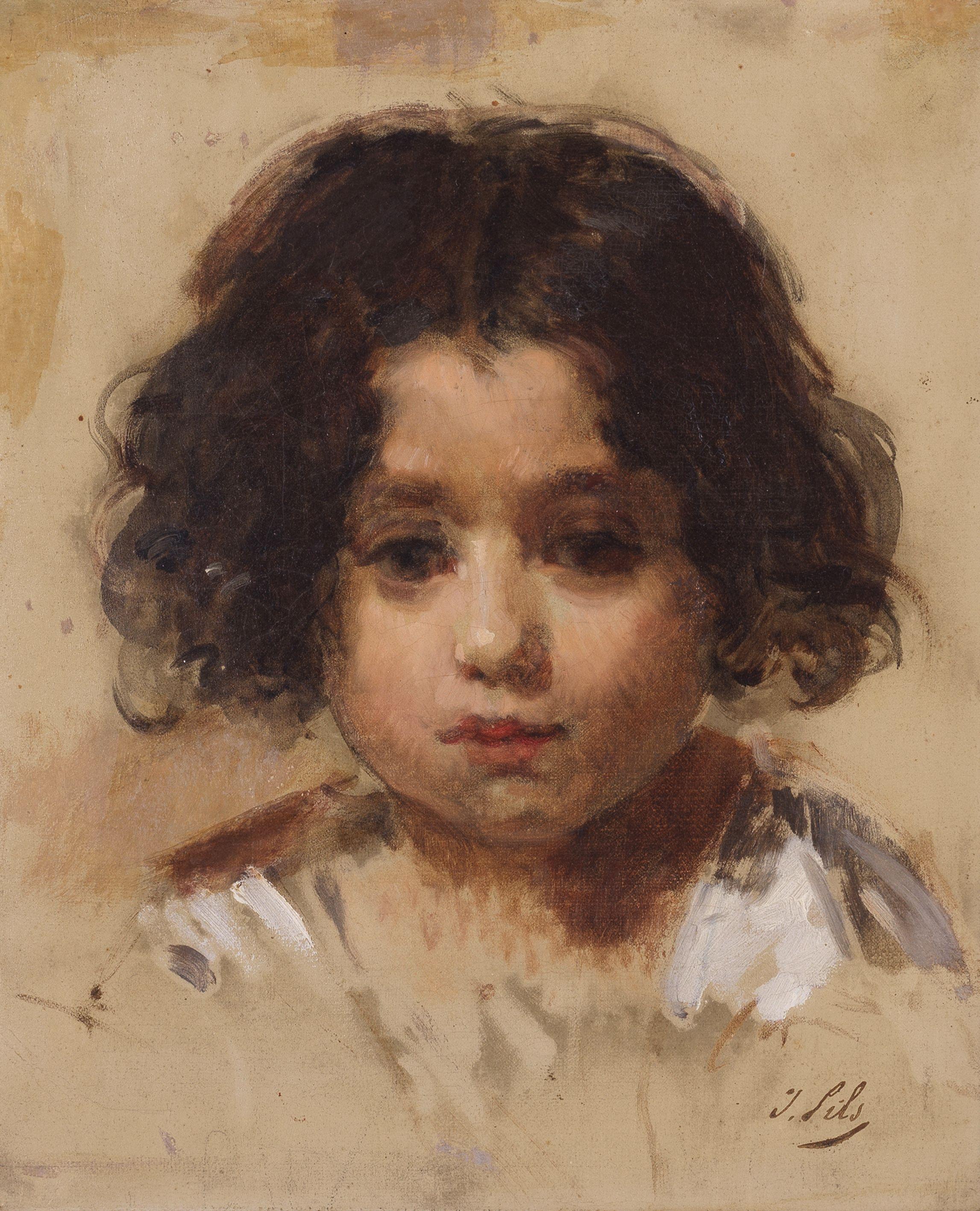 Isidore Alexandre Augustin Pils - Portrait of a child