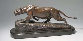 Isidore Bonheur - Lionne chassant