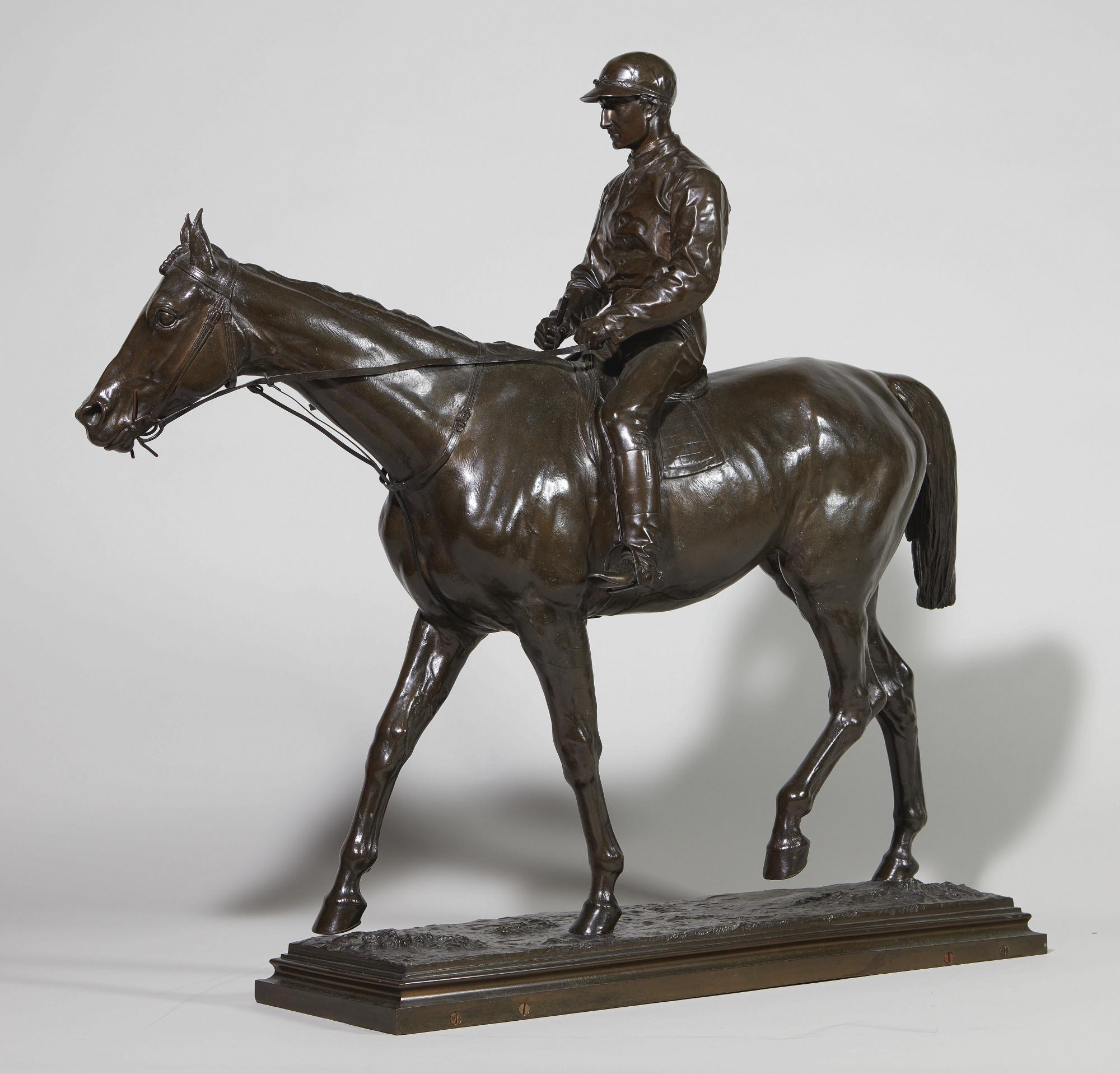 Isidore-Jules Bonheur - French horse And Jockey