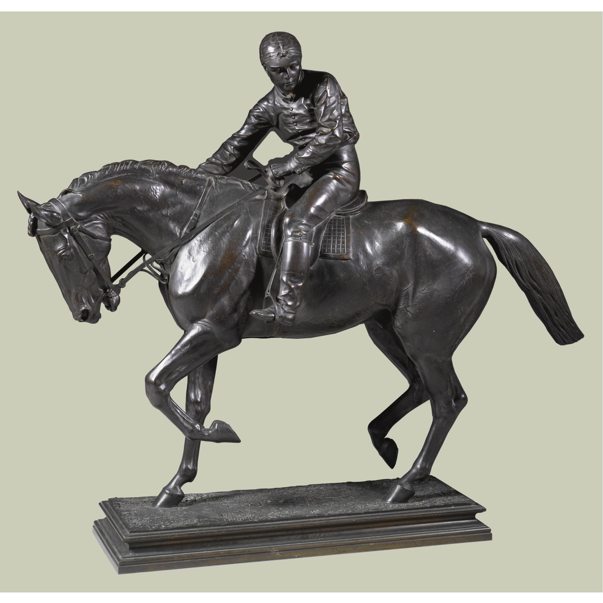 Isidore-Jules Bonheur - French Le Grand Jockey (Fred Archer On Bend)