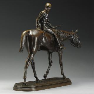 Isidore-Jules Bonheur - French Retour Au Pesage (Return To The Enclosure)