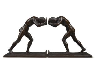 Isidore Konti - Pushing Men: A Pair Of Bookends