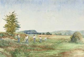 Isidore Rosenstock - Farm labourers at St. Remy les Chevreuse