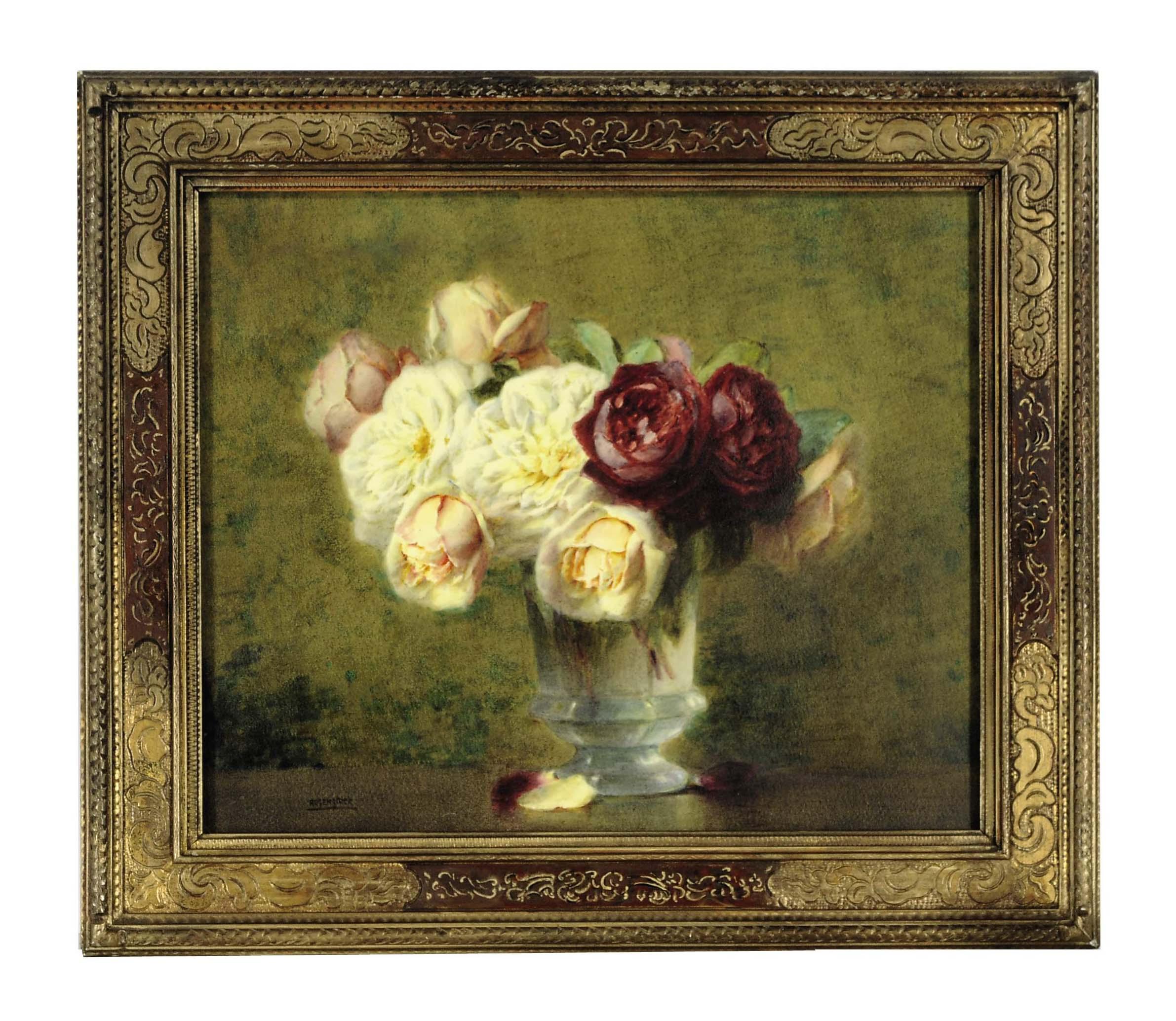 Isidore Rosenstock - Roses in a vase