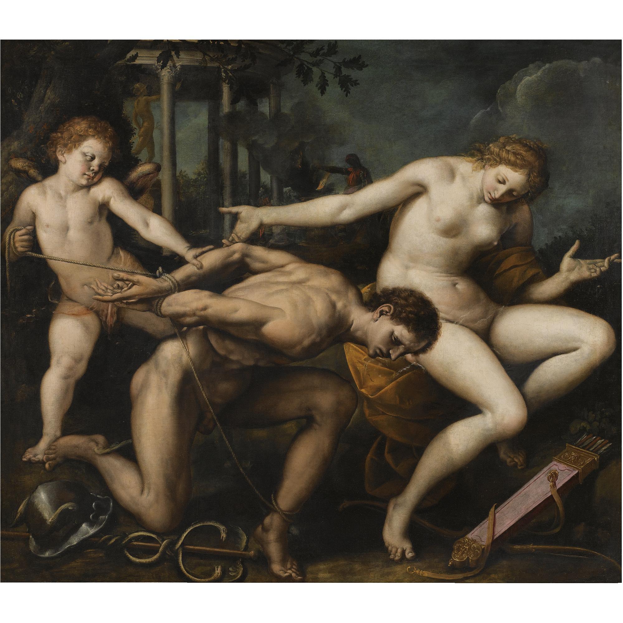 Isidoro Bianchi - An Allegory Of Love And Wisdom