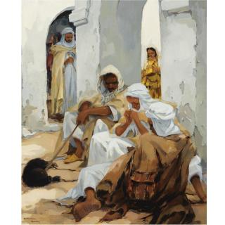 Isidorus van Mens - \'Sous Les Arcades\', Marche De Ghardaïa South Algeria