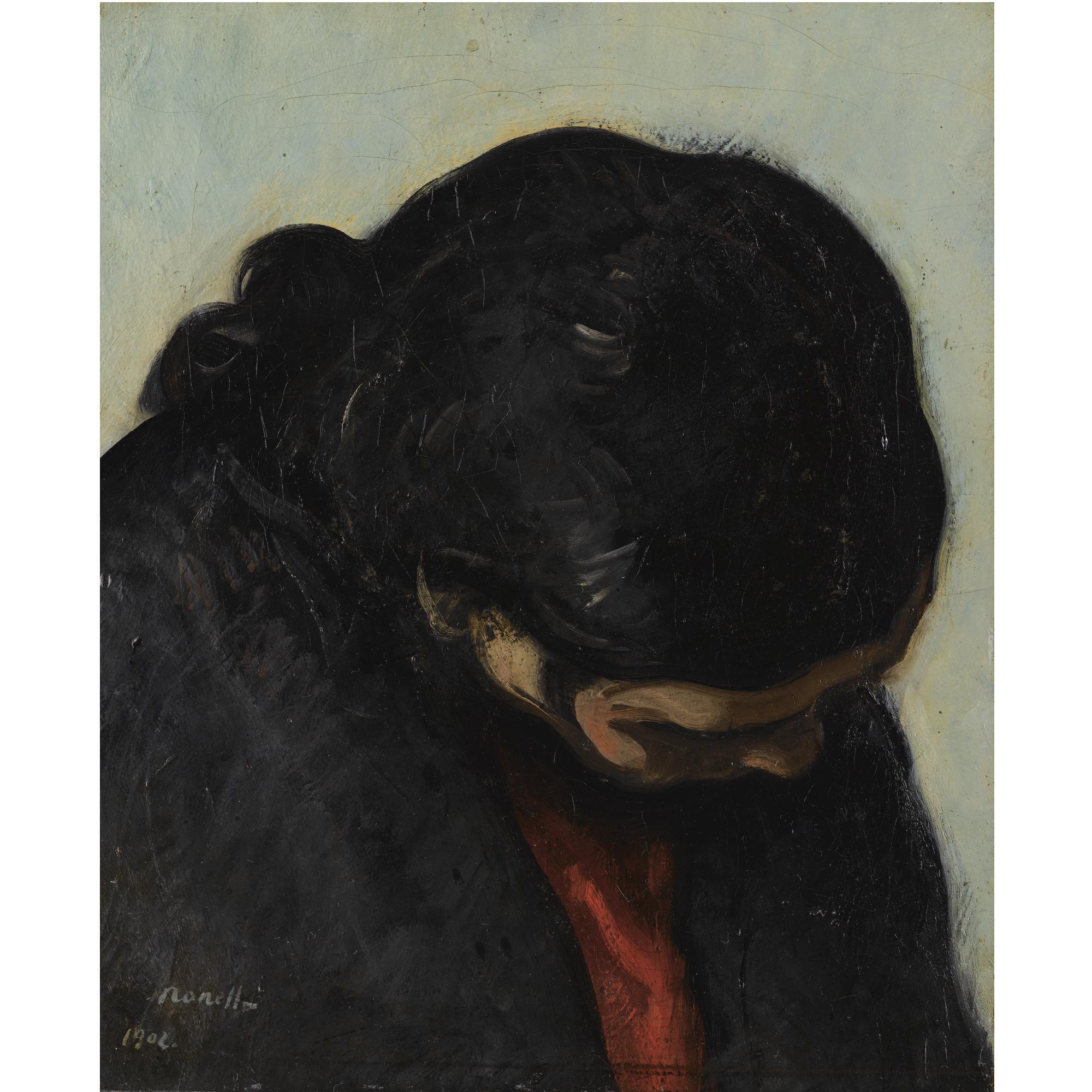 Isidro Nonell - Estudio De Mujer (Study Of A Woman)