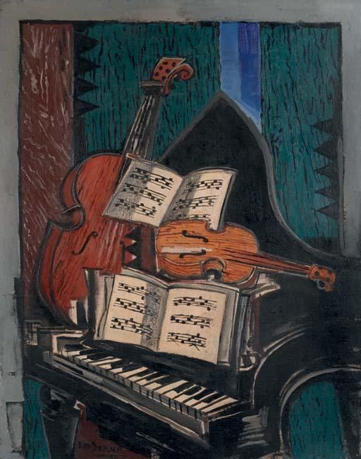 Ismael de la Serna - Nature morte aux instruments de musique