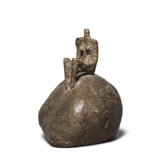 Ismael Fattah - Untitled (Seated Man)